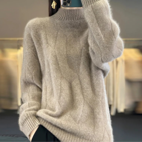 Amber Loose Knit Wool Sweater