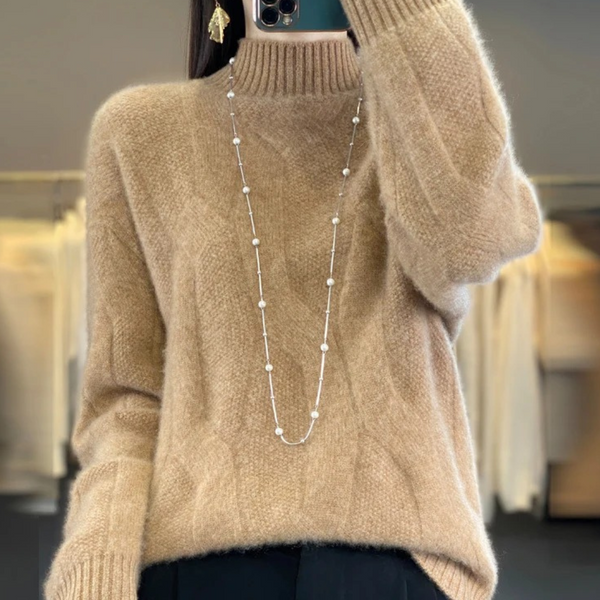 Amber Loose Knit Wool Sweater