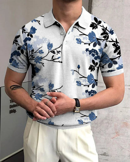 Men's Stylish Casual Lapel Polo Shirt