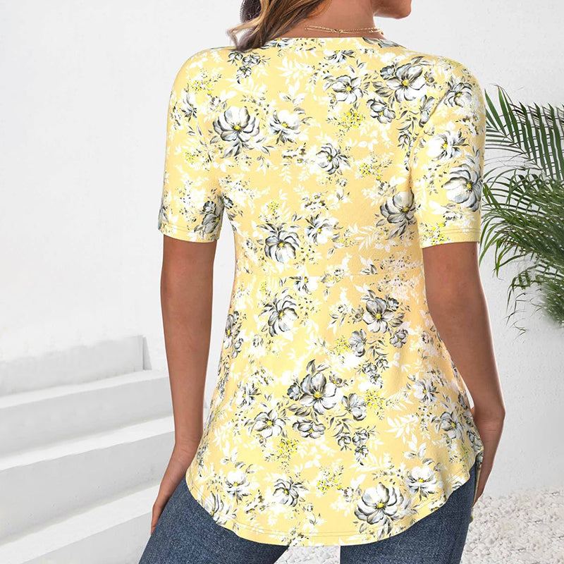 Elegant Blouse with Floral Print