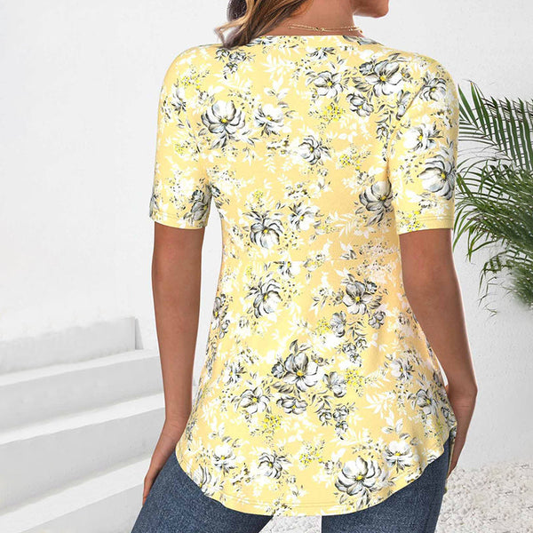 Elegant Blouse with Floral Print