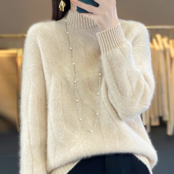 Amber Loose Knit Wool Sweater