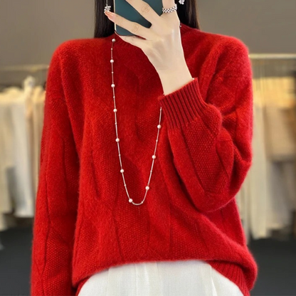 Amber Loose Knit Wool Sweater
