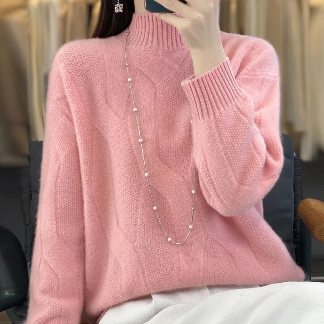 Amber Loose Knit Wool Sweater