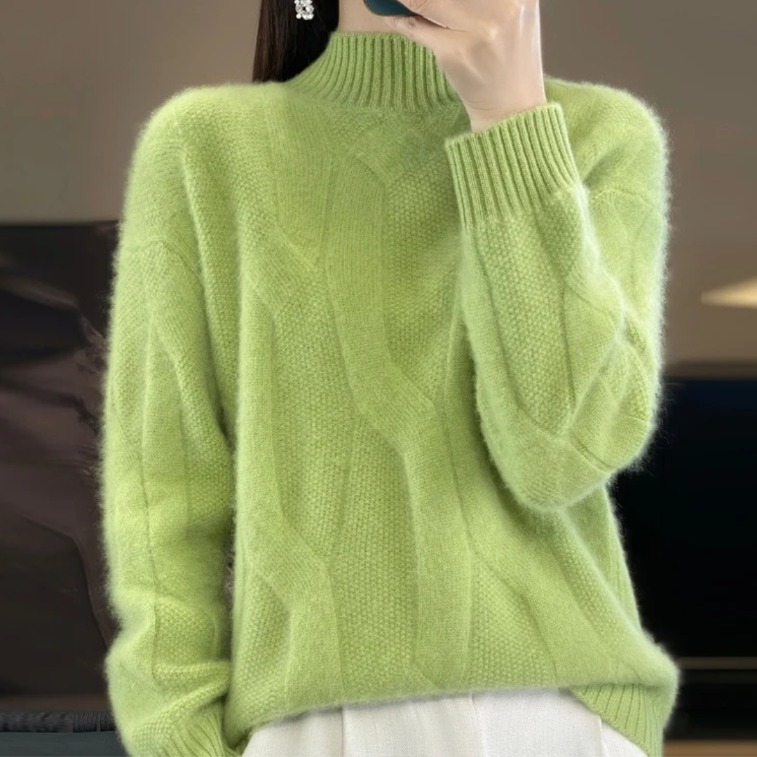 Amber Loose Knit Wool Sweater