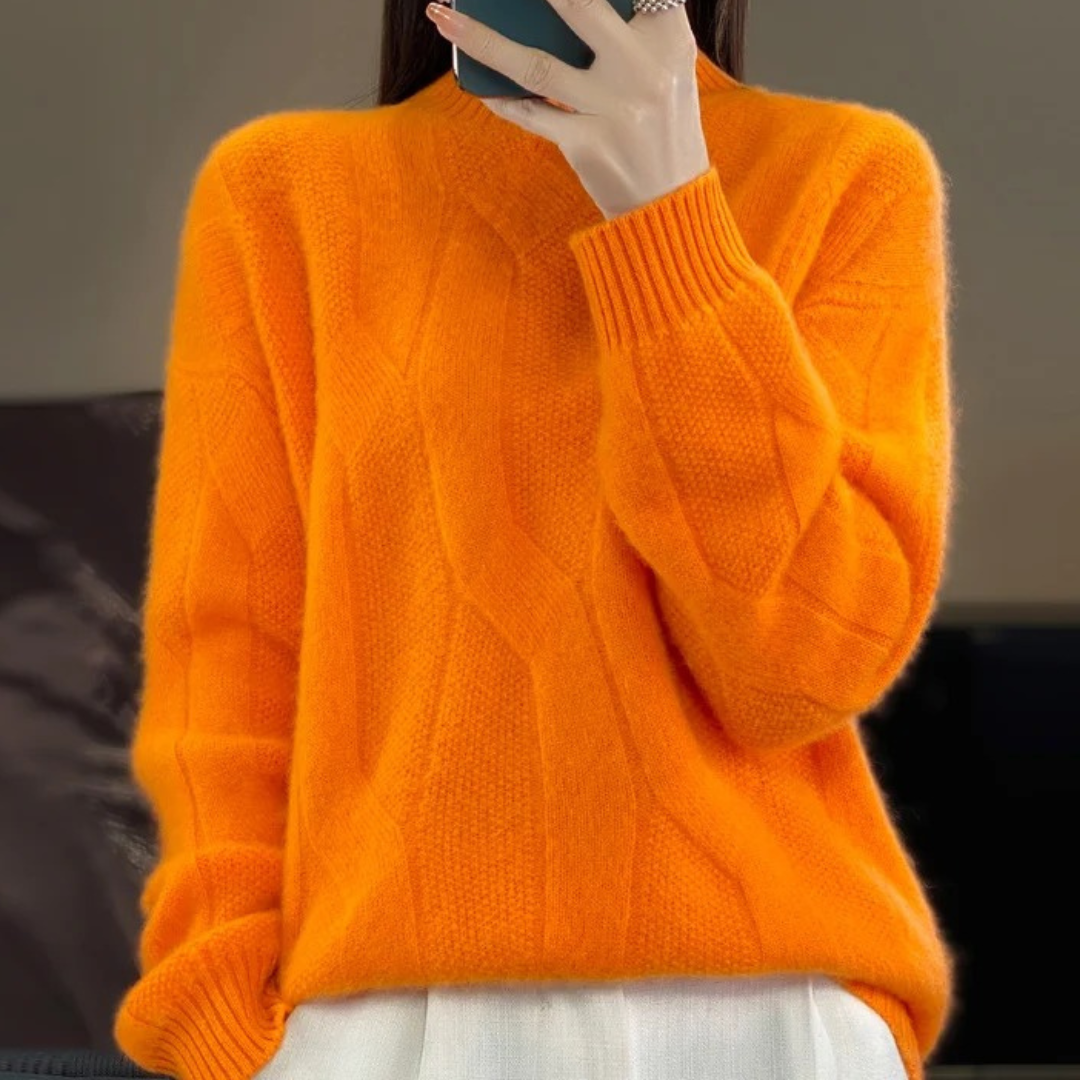 Amber Loose Knit Wool Sweater