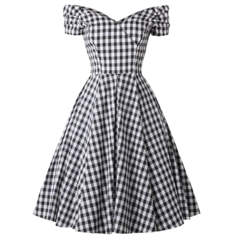 Retro Vintage 50s Rockabilly Casual Dress