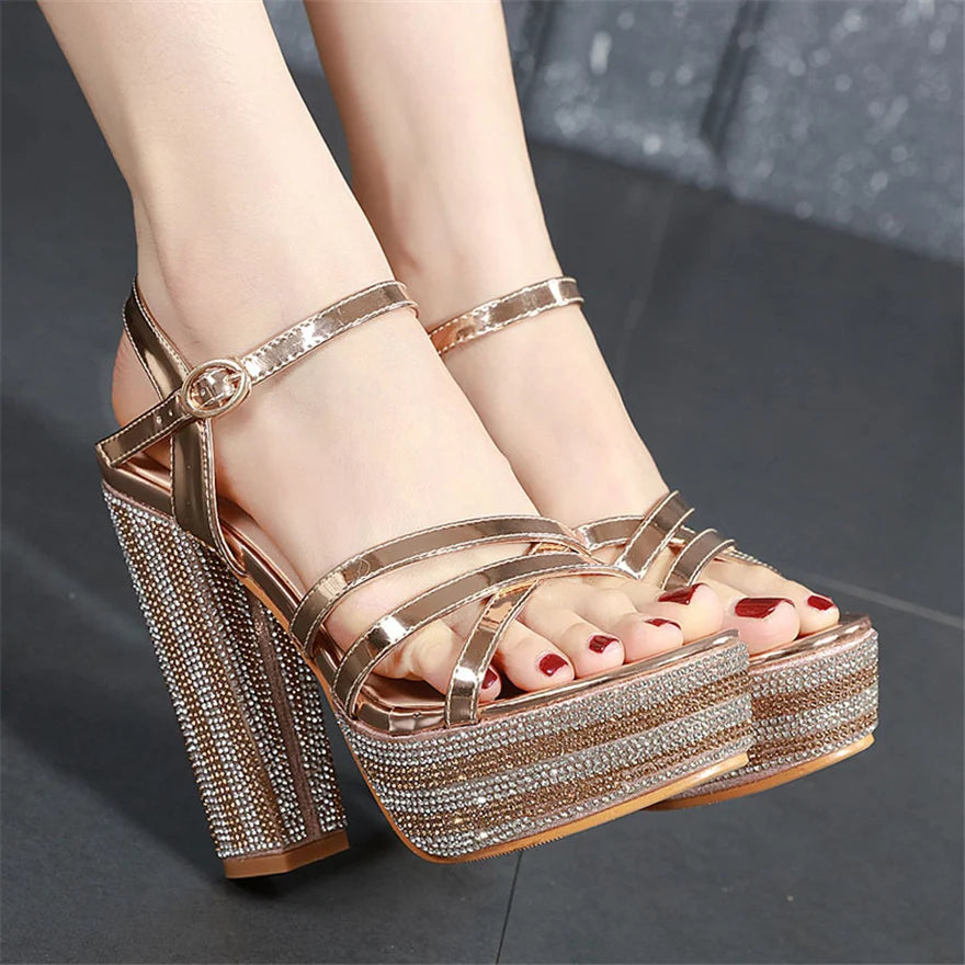 Luxury Rhinestone Women Sandals