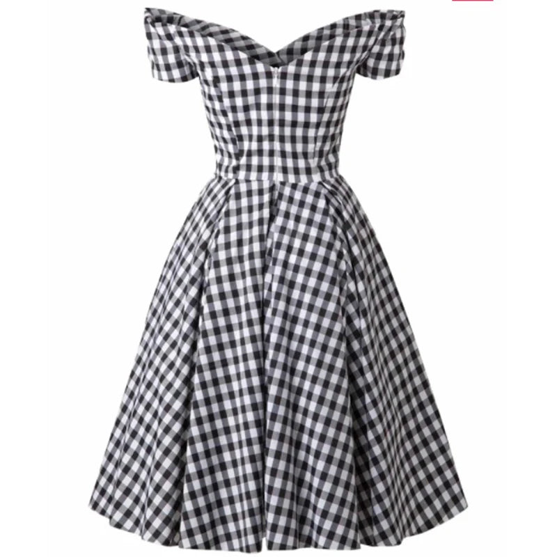 Retro Vintage 50s Rockabilly Casual Dress