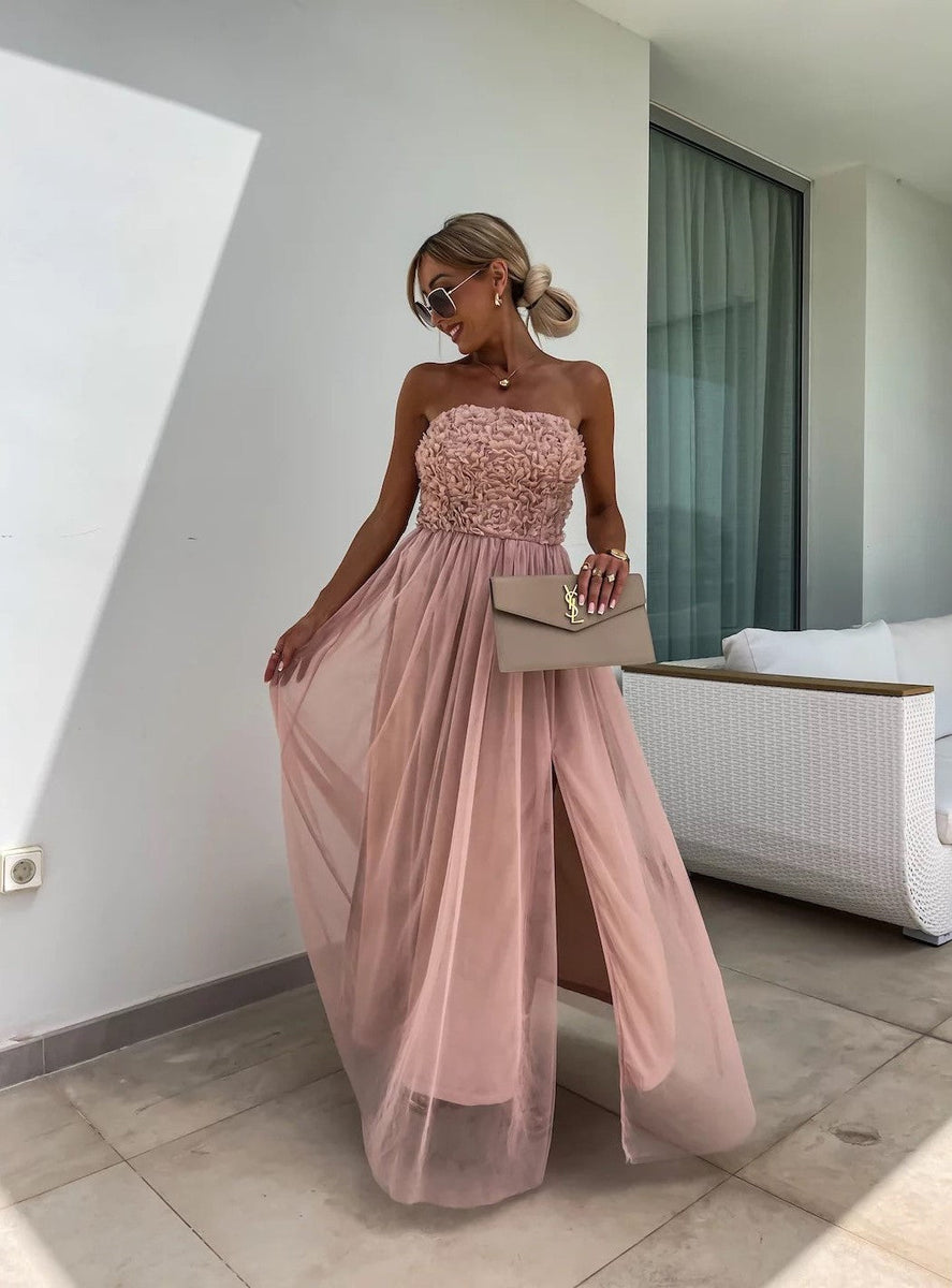 Mary Strapless Maxi Dress