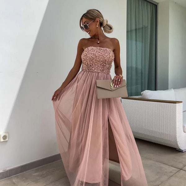 Mary Strapless Maxi Dress