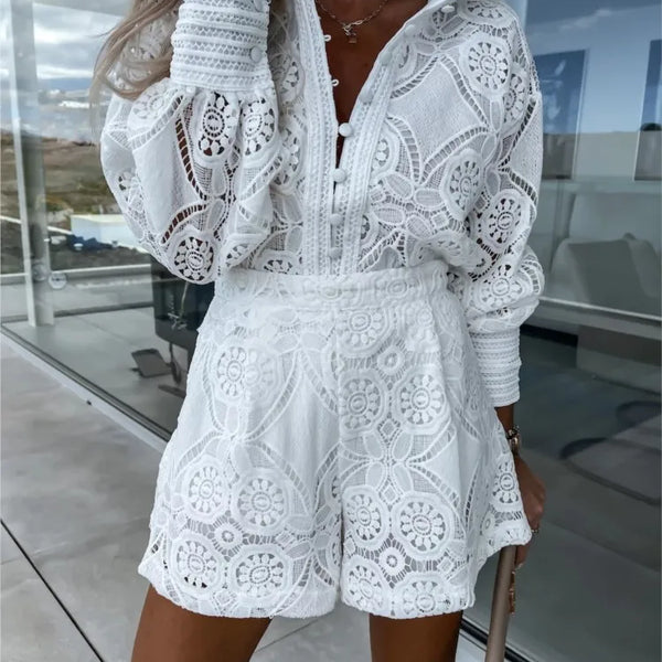 Elegant Lace 2-Piece Set