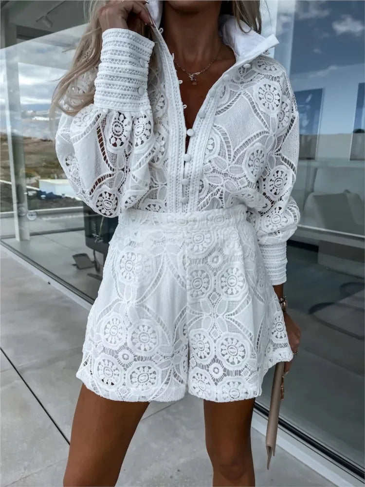 Elegant Lace 2-Piece Set