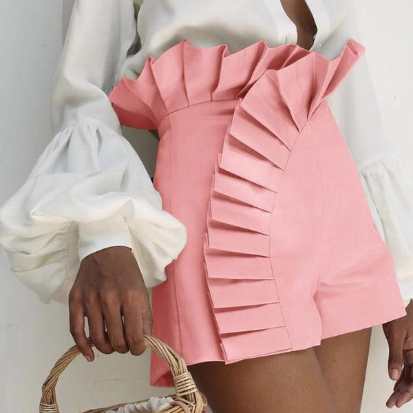 Elegant Ruffle Shorts