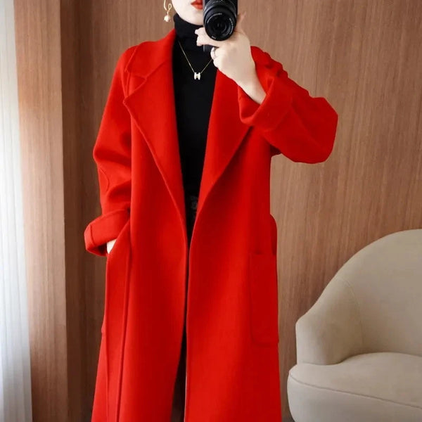 100% Wool Double-Sided Cashmere Coat