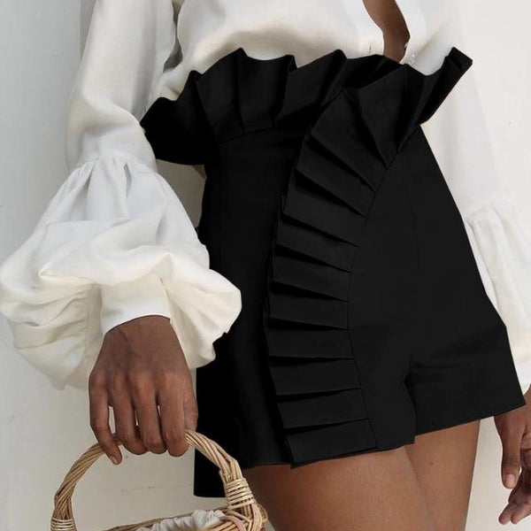 Elegant Ruffle Shorts