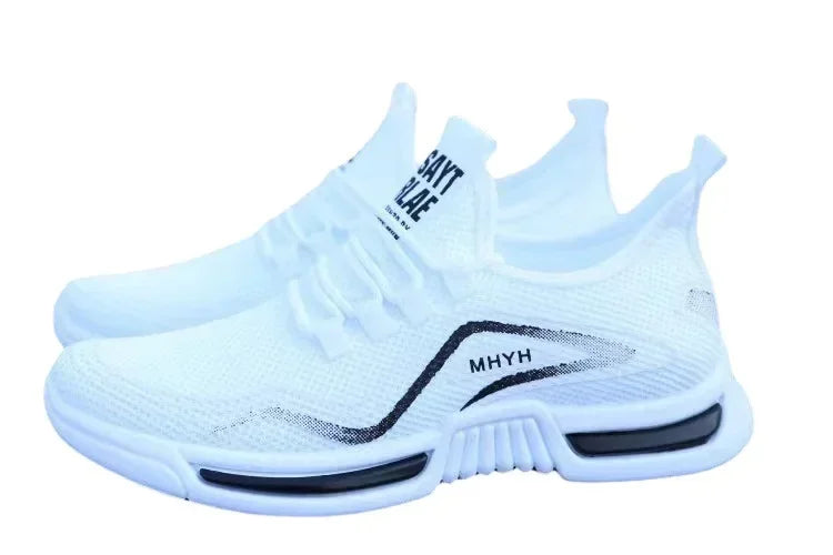 White Non-Slip Gym Trainers