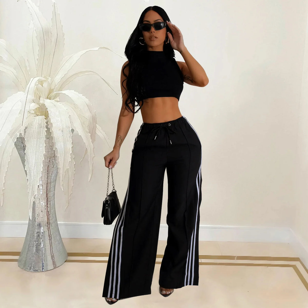 2024 Casual High Waist Sports Pants