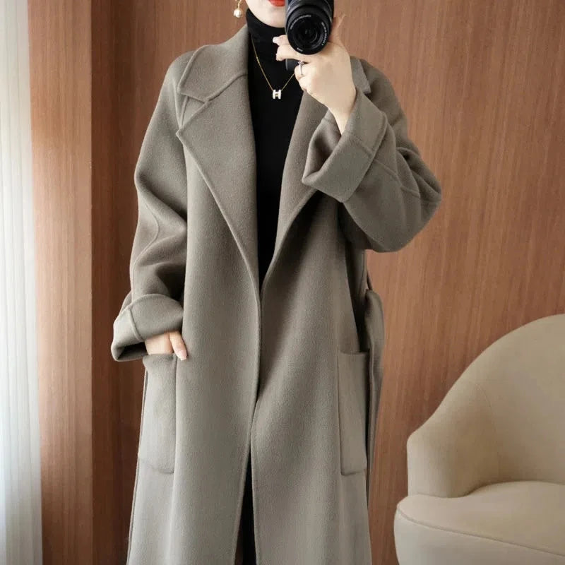 100% Wool Double-Sided Cashmere Coat