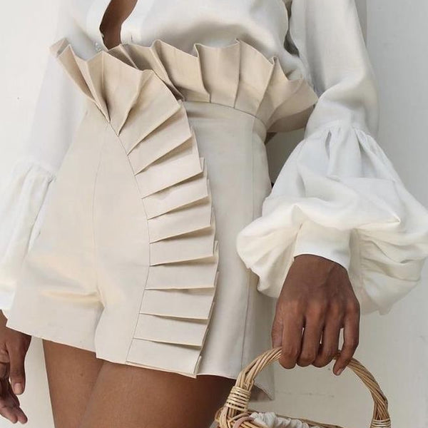 Elegant Ruffle Shorts