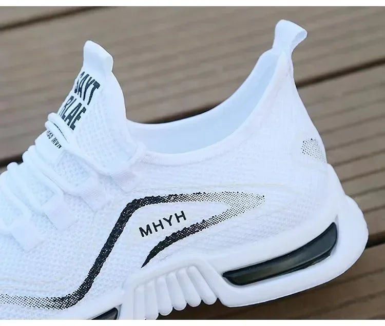 White Non-Slip Gym Trainers