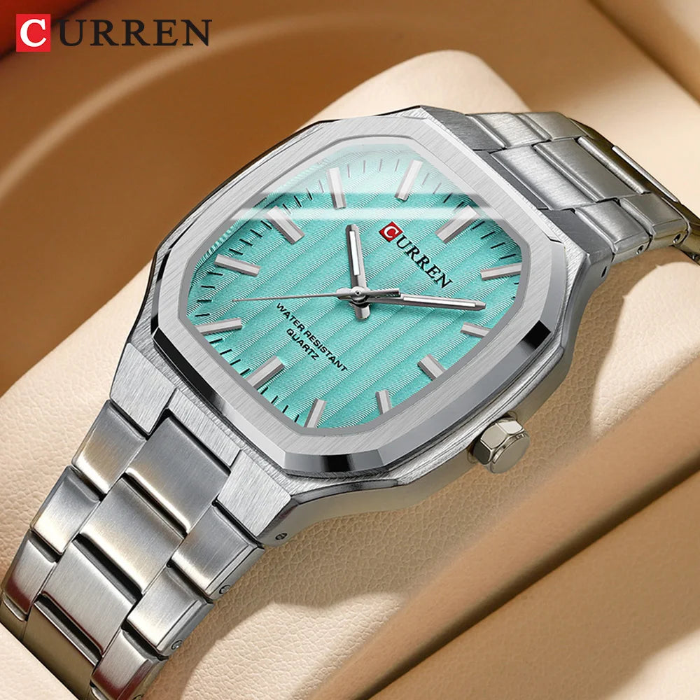 CURREN Luxury Business Square Quartz Watch