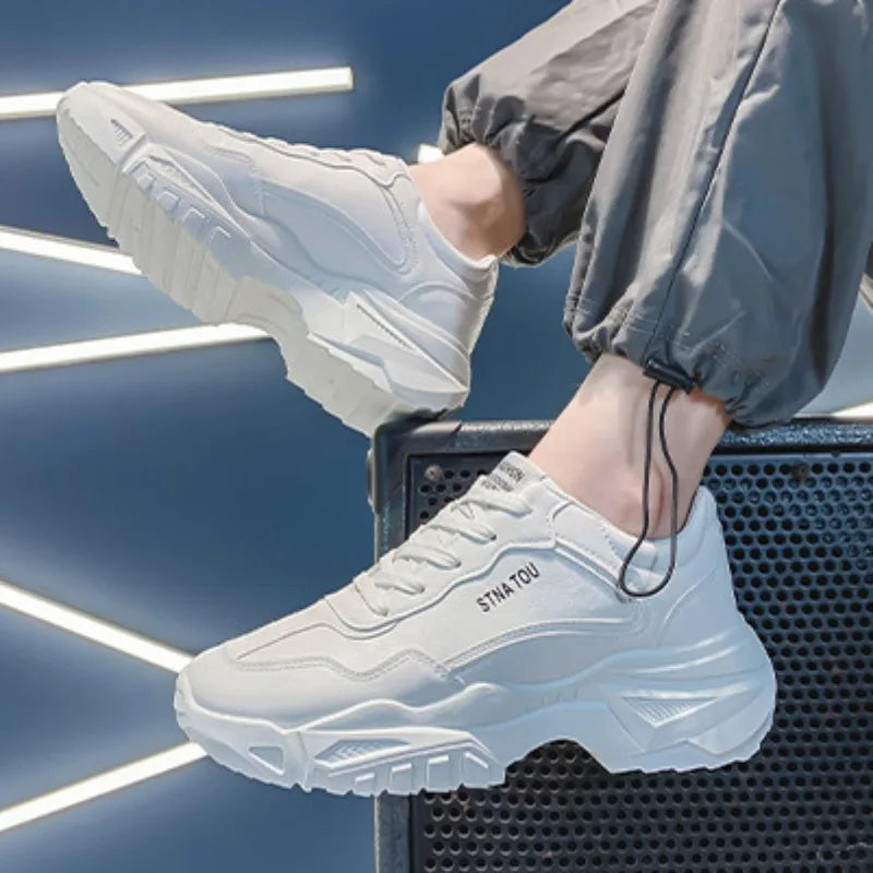 Fashion Men Women Sneakers Fashion Comfortable Lace-up Casual Shoes Male White Vulcanized Shoes Hot Sale Zapato Para Hombre 2024