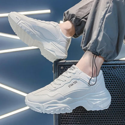 Fashion Men Women Sneakers Fashion Comfortable Lace-up Casual Shoes Male White Vulcanized Shoes Hot Sale Zapato Para Hombre 2024