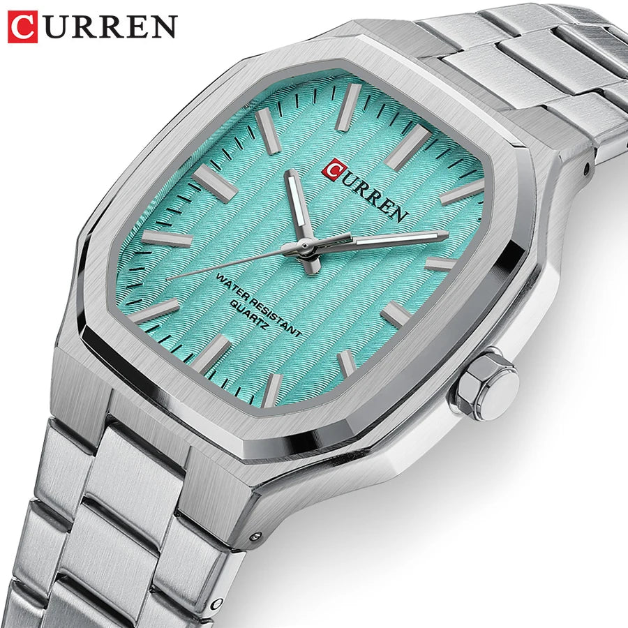 CURREN Luxury Business Square Quartz Watch