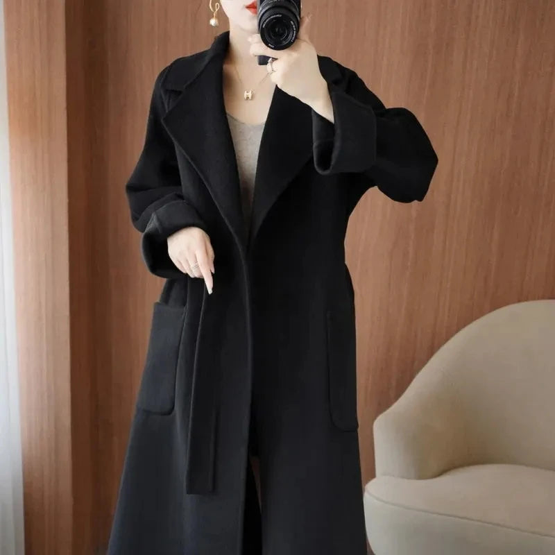 100% Wool Double-Sided Cashmere Coat