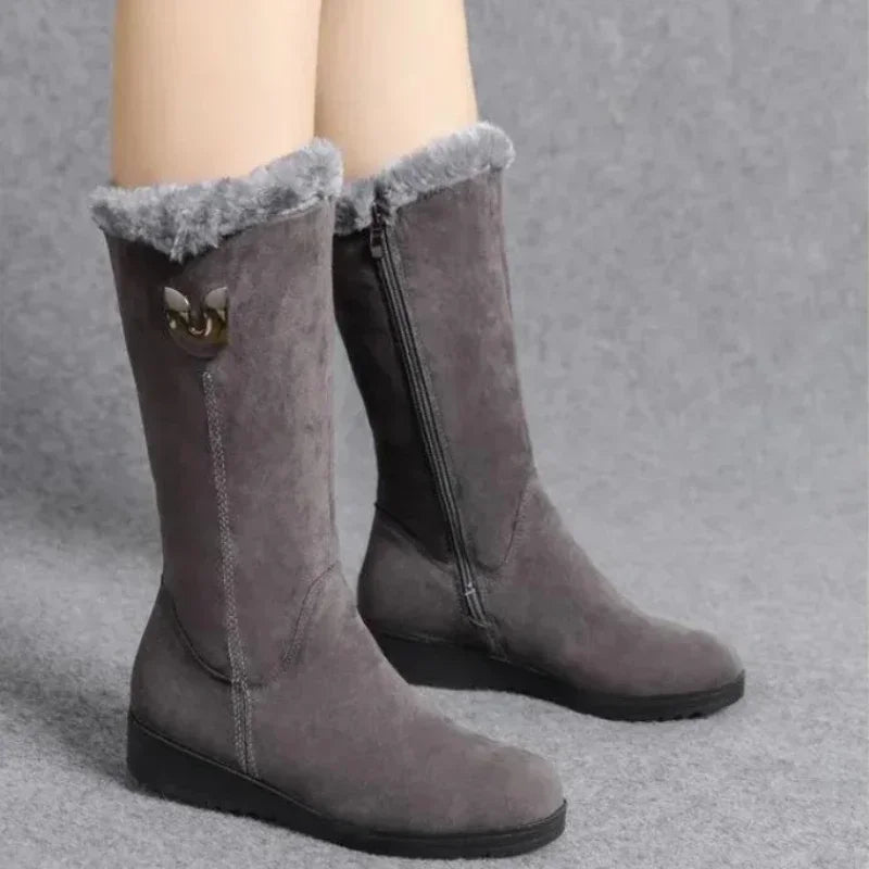 Women's Chelsea High Fur Boots