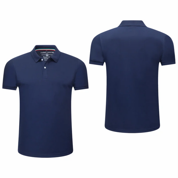 Men's Short Sleeve Casual Solid Color Polo Shirt