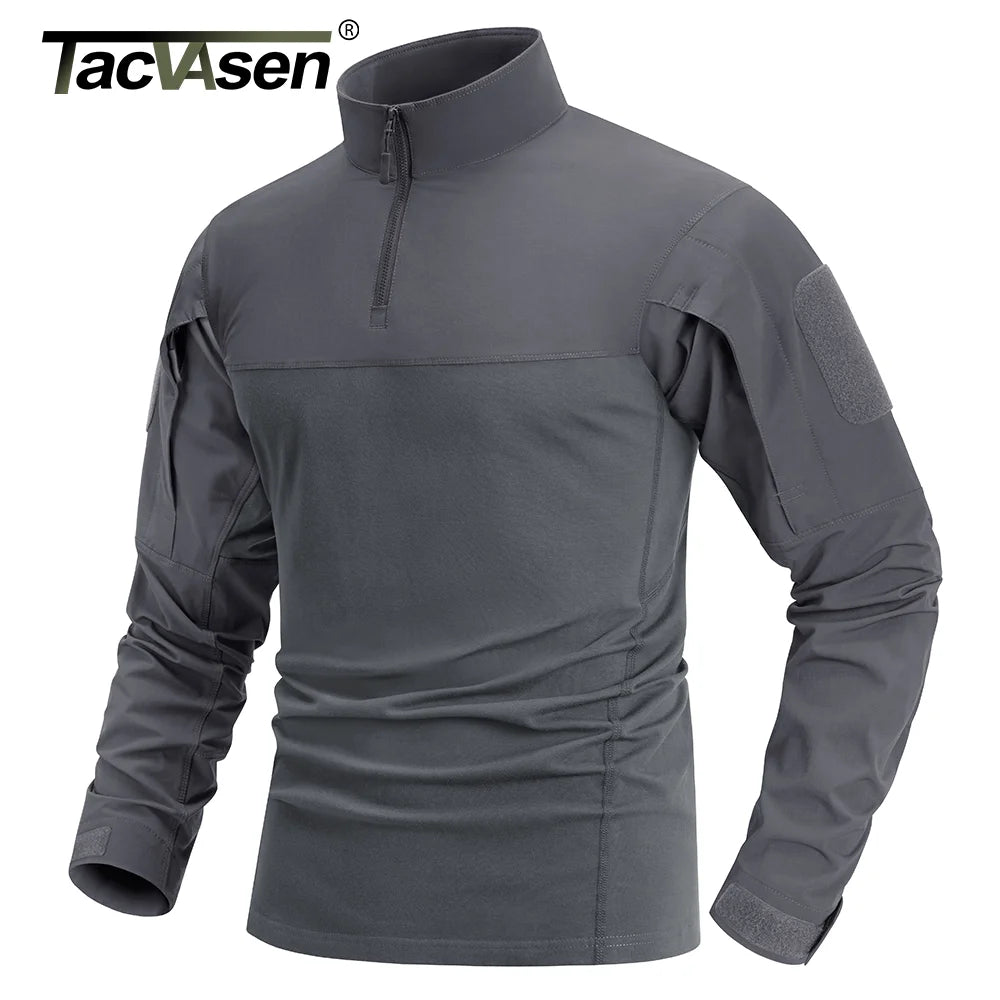 TACVASEN 1/4 Zip T-Shirts