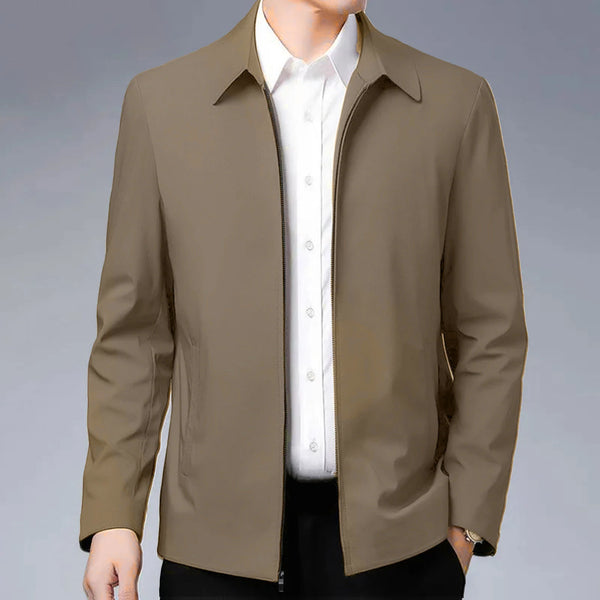 Men's Elegant Mid-Aged Lapel Jacket