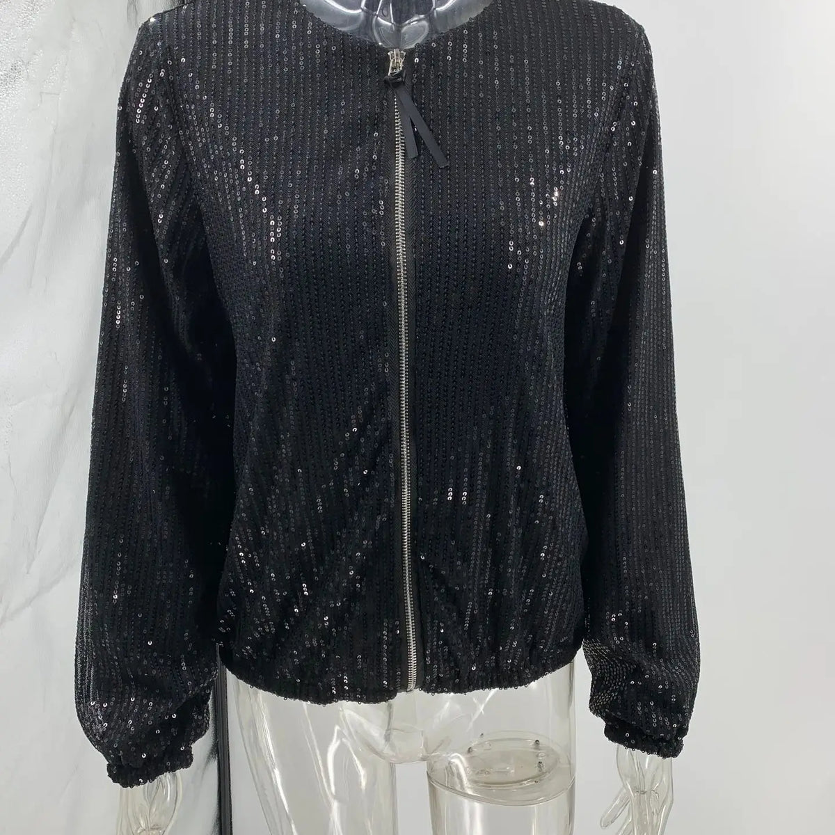 Fashion Sequins Cardigan Coat