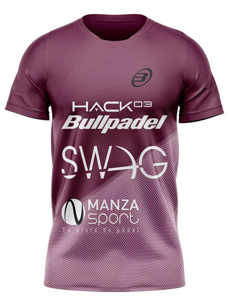 Padel Bullpadel Men's Tennis Wear Summer Sports T-Shirt.