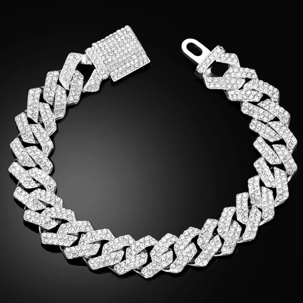 2024 New Hip Hop Cuban Chain Bracelet