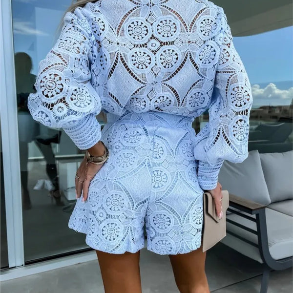 Elegant Lace 2-Piece Set