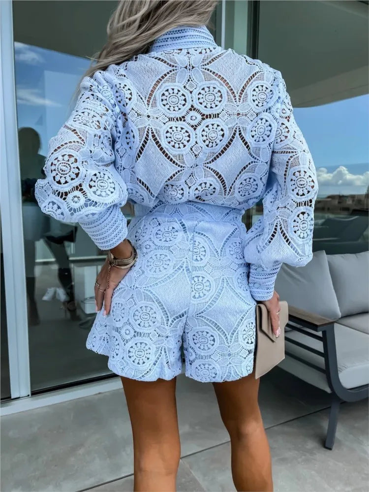 Elegant Lace 2-Piece Set