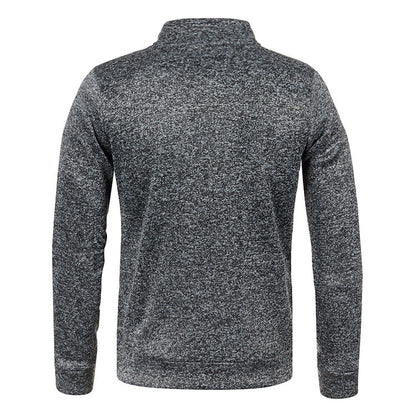 Jacob Trendy Velvet-Lined Zipper Sweater