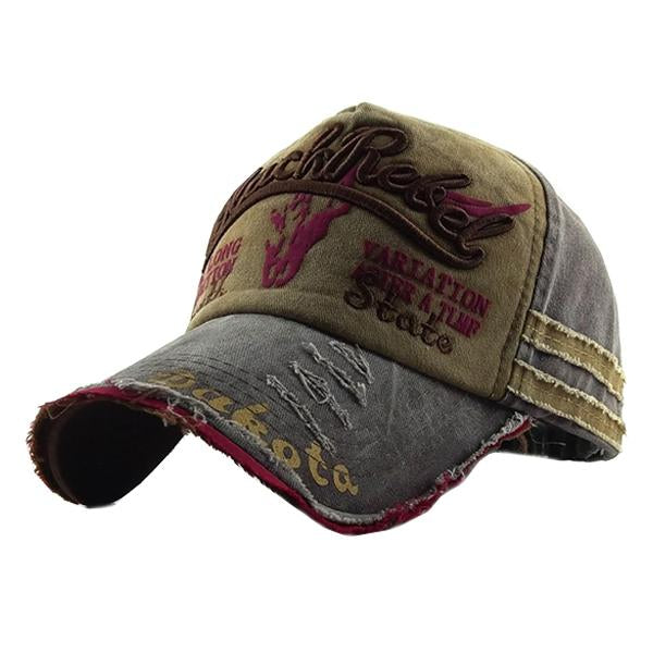 MEN'S DISTRESSED BASEBALL CAP