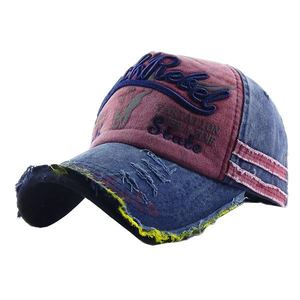 MEN'S DISTRESSED BASEBALL CAP