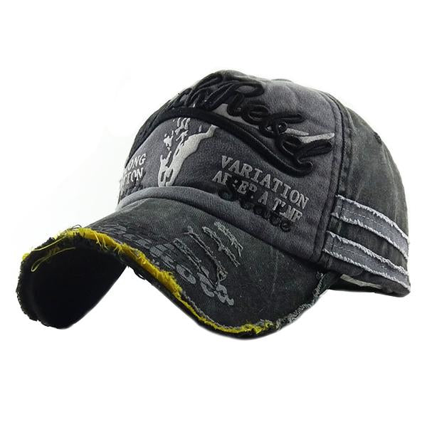 MEN'S DISTRESSED BASEBALL CAP