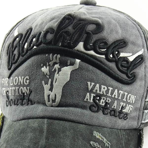 MEN'S DISTRESSED BASEBALL CAP