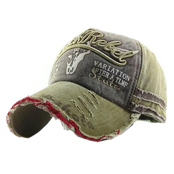 MEN'S DISTRESSED BASEBALL CAP