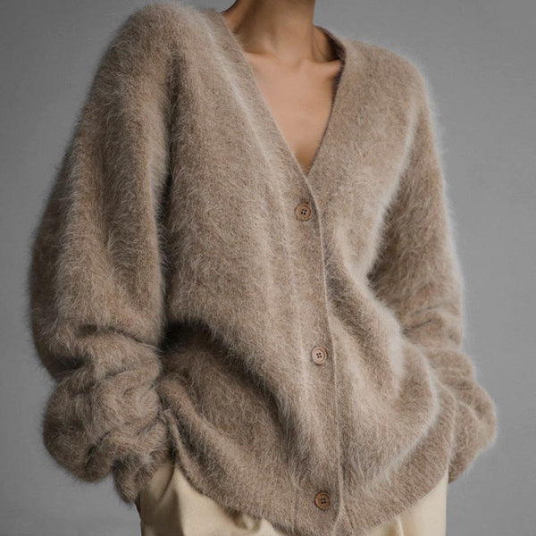 Olivia Sleek Cashmere Cardigan