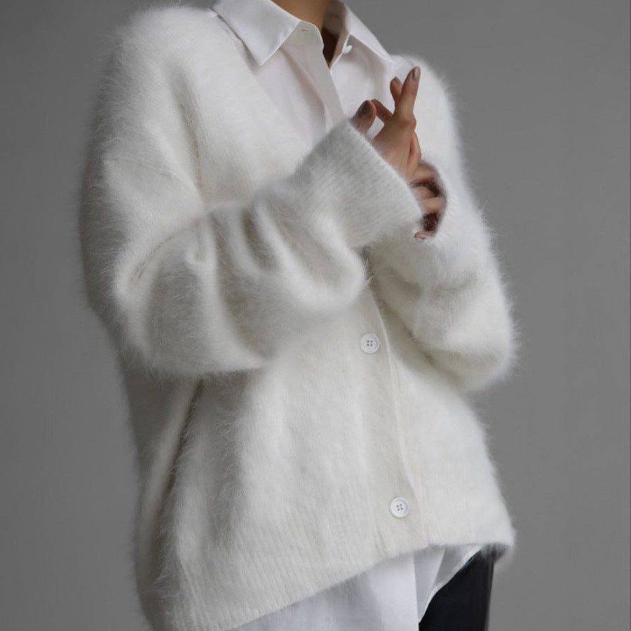 Olivia Sleek Cashmere Cardigan