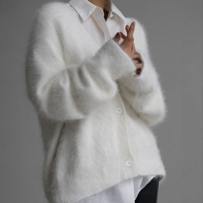 Olivia Sleek Cashmere Cardigan